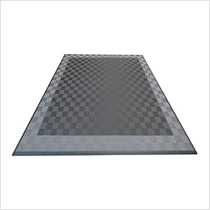 Ribtrax Pro Two Car Garage Floor Tile Mat (Jet Black / Slate Grey)