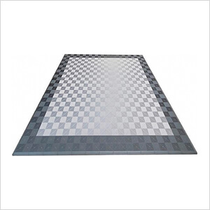 Ribtrax Pro Two Car Garage Floor Tile Mat (Slate Grey / Pearl Silver / Jet Black)