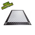 Swisstrax Ribtrax Pro Two Car Garage Floor Tile Mat (Pearl Silver / Jet Black / Slate Grey)