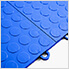 Coin Pattern 12" x 12" Royal Blue Garage Floor Tile (12 Pack)