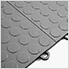 Coin Pattern 12" x 12" Graphite Garage Floor Tile (24 Pack)