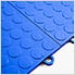 Coin Pattern 12" x 12" Royal Blue Garage Floor Tile (24 Pack)