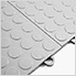 Coin Pattern 12" x 12" Silver Garage Floor Tile (48 Pack)