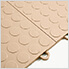 Coin Pattern 12" x 12" Beige Garage Floor Tile (48 Pack)