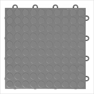 Coin Pattern 12" x 12" Graphite Garage Floor Tile (48 Pack)