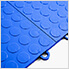 Coin Pattern 12" x 12" Royal Blue Garage Floor Tile (48 Pack)