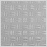 Diamond Pattern 12" x 12" Silver Garage Floor Tile (12 Pack)