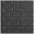 Diamond Pattern 12" x 12" Black Garage Floor Tile (12 Pack)