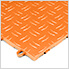 Diamond Pattern 12" x 12" Orange Garage Floor Tile (12 Pack)