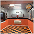 Diamond Pattern 12" x 12" Orange Garage Floor Tile (12 Pack)