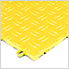 Diamond Pattern 12" x 12" Yellow Garage Floor Tile (12 Pack)