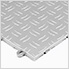 Diamond Pattern 12" x 12" Silver Garage Floor Tile (24 Pack)