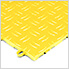 Diamond Pattern 12" x 12" Yellow Garage Floor Tile (24 Pack)