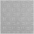 Diamond Pattern 12" x 12" Silver Garage Floor Tile (48 Pack)