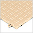 Diamond Pattern 12" x 12" Beige Garage Floor Tile (48 Pack)