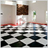 Diamond Pattern 12" x 12" Black Garage Floor Tile (48 Pack)