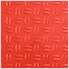 Diamond Pattern 12" x 12" Red Garage Floor Tile (48 Pack)