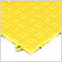 Diamond Pattern 12" x 12" Yellow Garage Floor Tile (48 Pack)