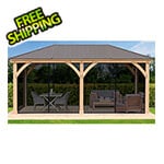 Yardistry 12 x 20 Meridian Gazebo Mesh Netting