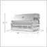 40-Inch Liquid Propane 5-Burner Grill (Platinum Model)