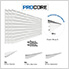 8 ft. x 4 ft. PROCORE PVC Slatwall (3-Pack)