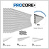 8 ft. x 4 ft. PROCORE+ PVC Silver Grey Carbon Fiber Slatwall (4-Pack)