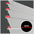 8 ft. x 4 ft. PROCORE+ PVC Silver Grey Carbon Fiber Slatwall (4-Pack)
