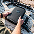 Lifepod 2.0 Rugged Airtight Water Resistant Safe with Built-In Lock (Black)