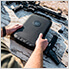 Lifepod 2.0 Rugged Airtight Water Resistant Safe with Built-In Lock (Command Blue)