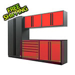 Proslat Barrett-Jackson 6-Piece Garage Cabinet System with Powder Coated Countertop