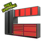 Proslat Barrett-Jackson 6-Piece Garage Cabinet System with Powder Coated Countertop