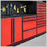 Barrett-Jackson 12-Piece Garage Cabinet System with Stainless Steel Countertop