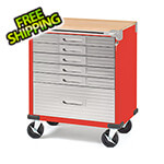 Seville Classics UltraHD 6-Drawer Rolling Cabinet