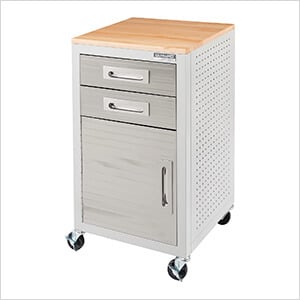 UltraHD 2-Drawer Rolling Cabinet with Pegboard Side Panels