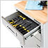 UltraHD 2-Drawer Rolling Cabinet with Pegboard Side Panels