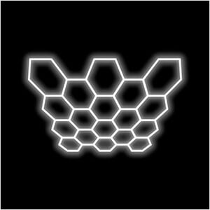 Large 18 Hex LED Lighting Kit (15.61’ x 13.53’)