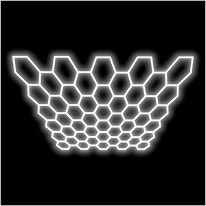Small 50 Hex LED Lighting Kit (23.87’ x 16.53')