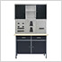 4-Foot Workbench Set with Pegboard and Wall Cabinet