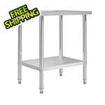 vidaXL 31.5" x 23.6" Stainless Steel Work Table