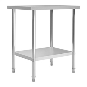 31.5" x 23.6" Stainless Steel Work Table