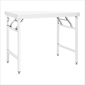 39.4" x 24" Stainless Steel Folding Work Table