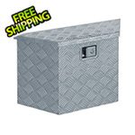 vidaXL 27.6" x 9.4" x 16.5" Trapezoid Aluminum Storage Box