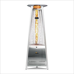 Inferno 42K BTU Flame Tower Heater (Stainless Steel)