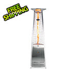 Paragon Outdoor Vesta 42K BTU Flame Tower Heater (Stainless Steel)