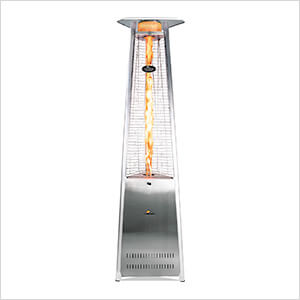 Vesta 42K BTU Flame Tower Heater (Stainless Steel)