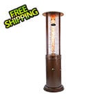 Paragon Outdoor Helios 32K BTU Flame Tower Heater (Hammered Bronze)