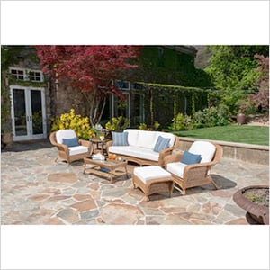 Sea Pines 6-Piece Seating Set (Mojave / Canvas Natural)