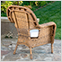 Sea Pines Dining Chair (Mojave / Canvas Natural)
