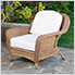 Sea Pines Club Chair (Mojave / Canvas Canvas)