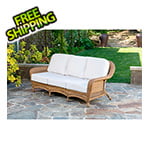 Tortuga Outdoor Sea Pines Sofa (Mojave / Canvas Natural)